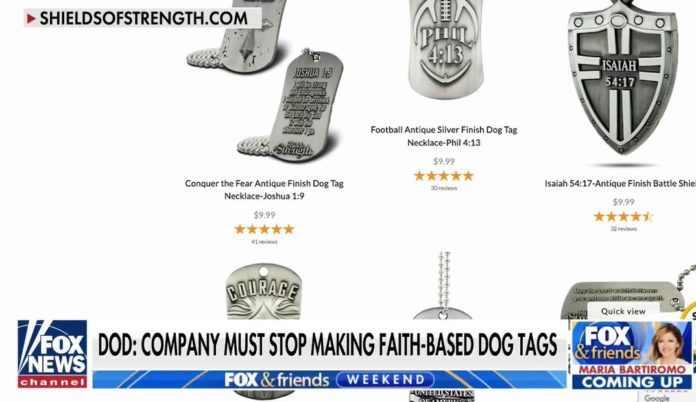 shields of strength dog tags