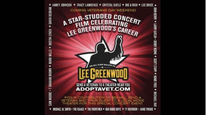Lee Greenwood Movie Concert Poster