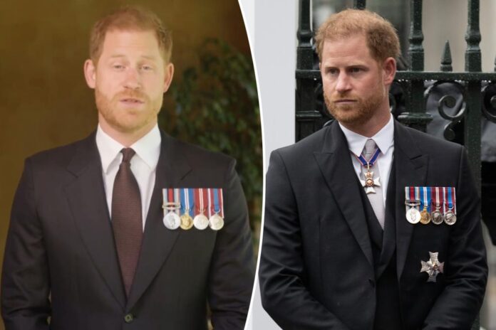 clean cut prince harry dons 80779405