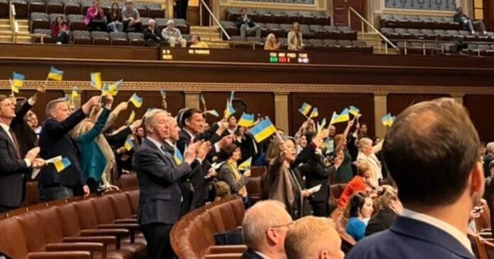 ukrainian flags us house democrats 1200x630